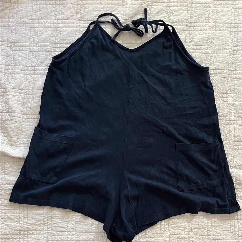 Navy Blue Jungmaven Romper